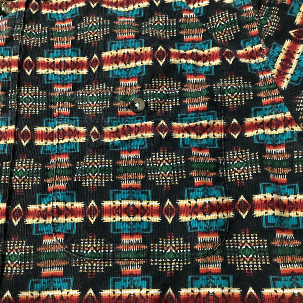 Aztec Print Button Down - image 4
